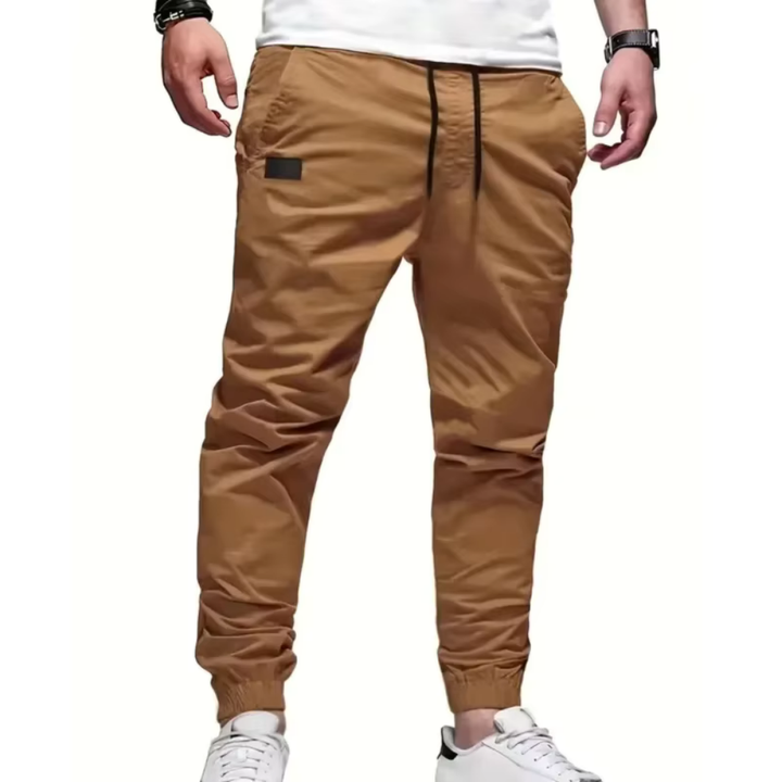 Levoire | Joggeur Homme Stylé Avec Coupe Sportive Brun clair