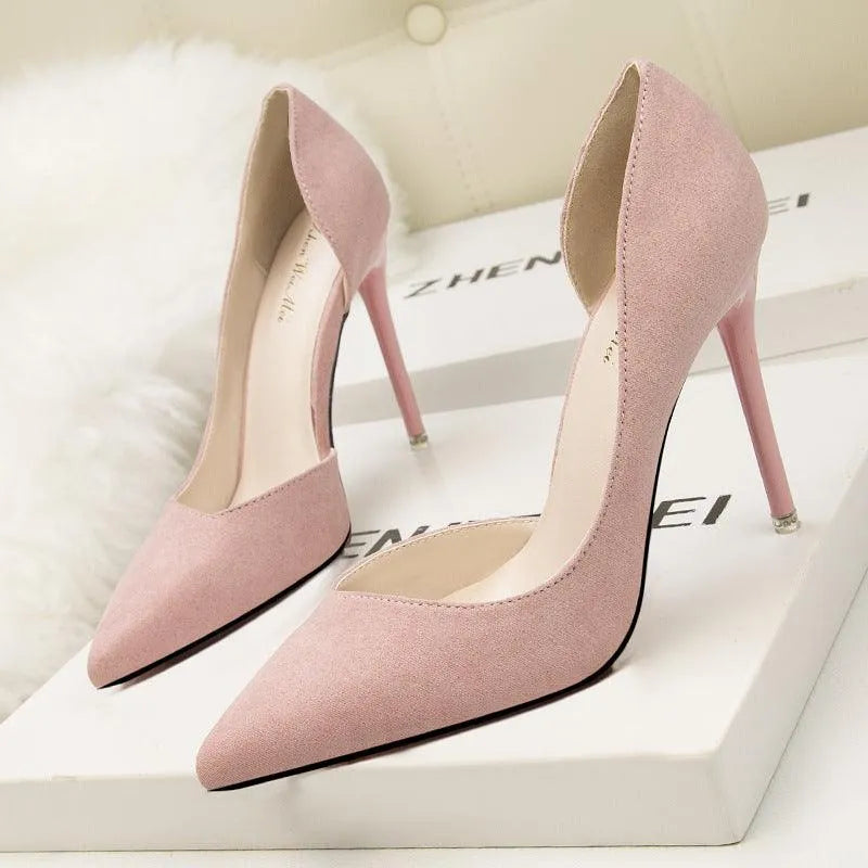 Levoire | Décolleté avec des chaussures à talons Rosa