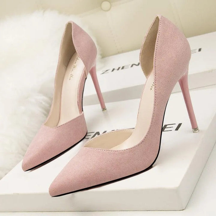 Levoire | Décolleté avec des chaussures à talons Rosa