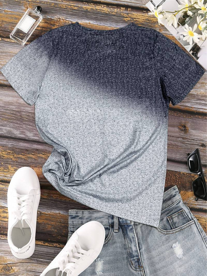 Levoire | T-Shirt Avec Impression De Cœur De Papillon Et Col Rond