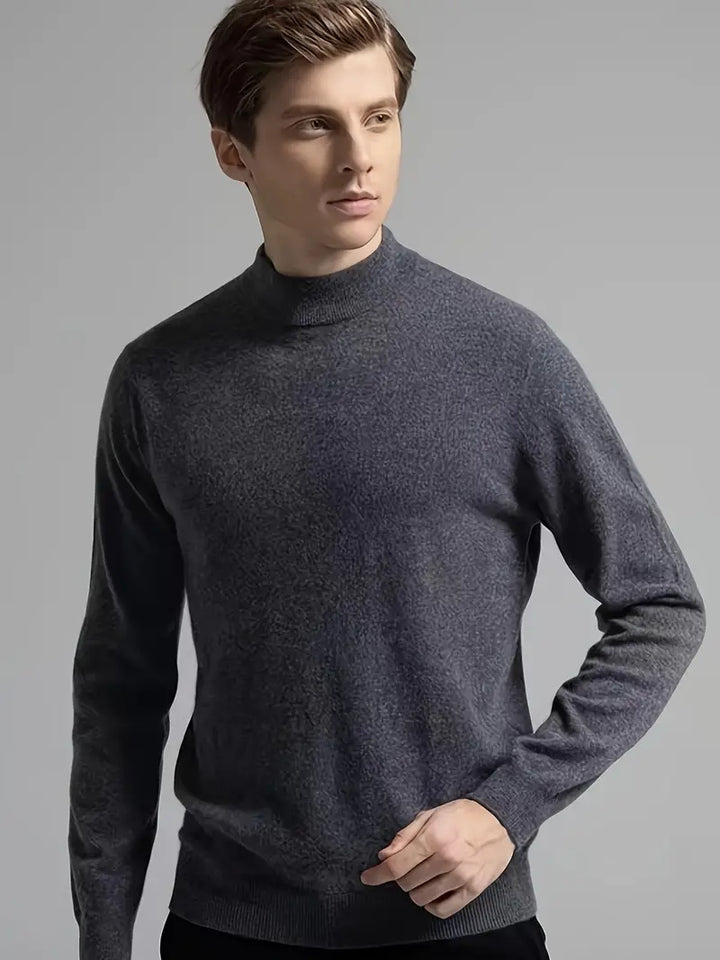 Levoire | Pull En Cachemire Avec Finition Élégante Gris