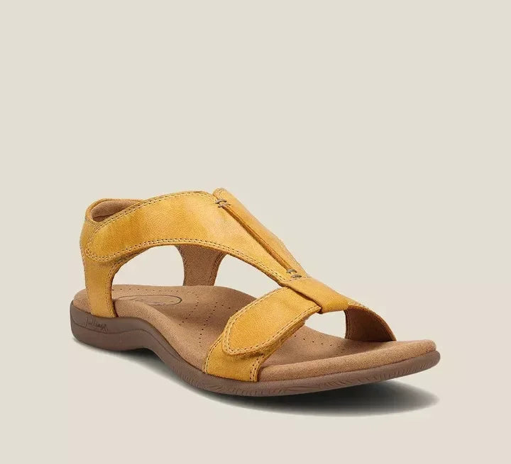 Levoire | Sandales estivales avec confort pour les pieds Jaune
