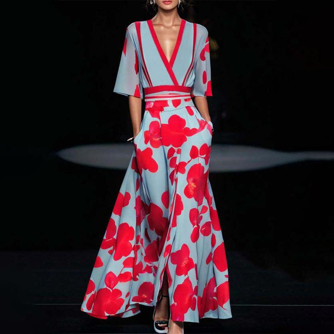 Levoire | Robe Maxi Élégante À Détail Floral S