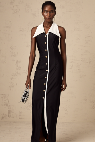 Levoire | Robe Maxi Ajustée À Blocs De Couleurs