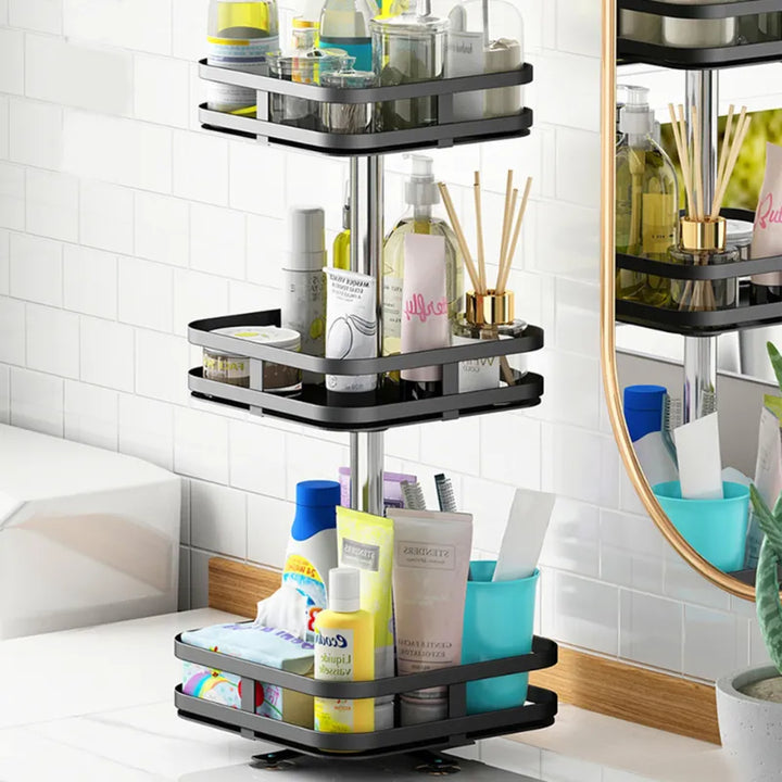 Levoire | Étagère de rangement pivotante à 360°