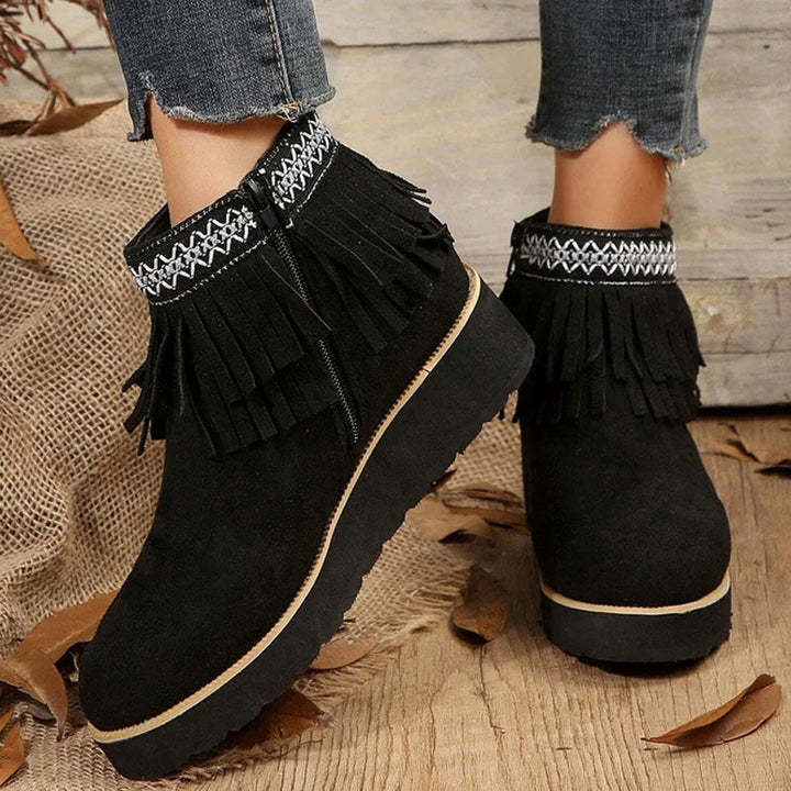 Levoire | Bottines À Franges Hiver