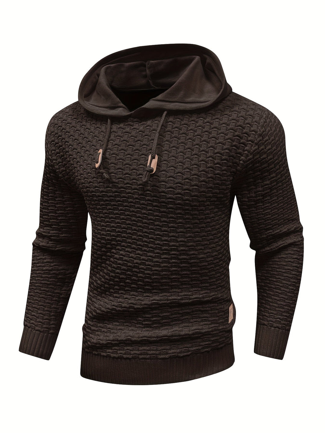 Levoire | Sweat À Capuche Tricoté Chaud Au Style Rétro
