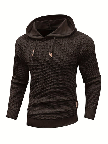 Levoire | Sweat À Capuche Tricoté Chaud Au Style Rétro