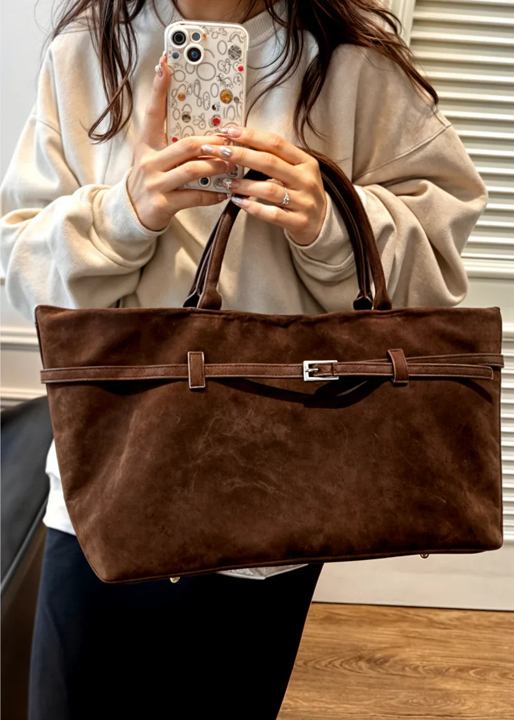 Levoire | Sac À Main En Nubuck Style Bb Vintage