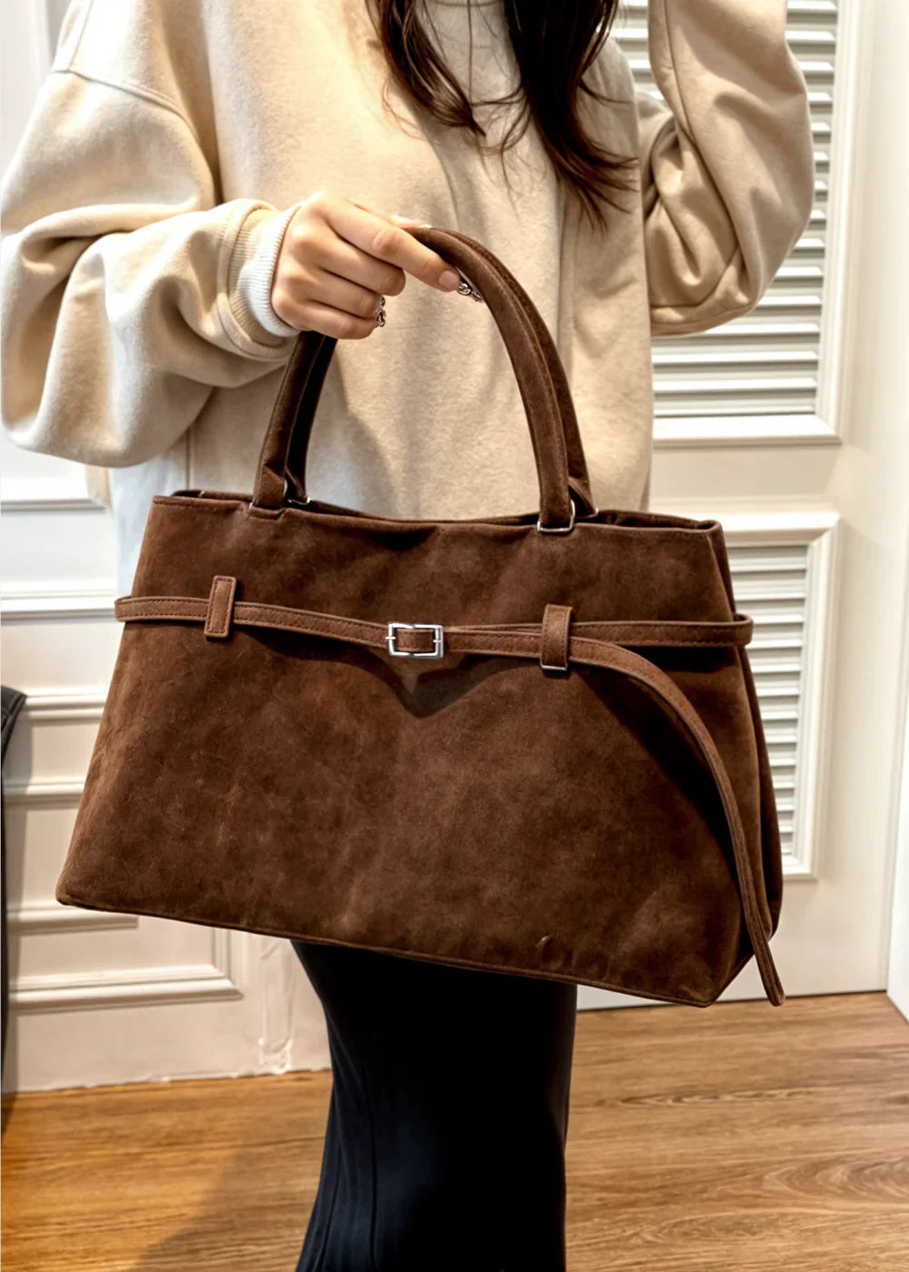 Levoire | Sac À Main En Nubuck Style Bb Vintage