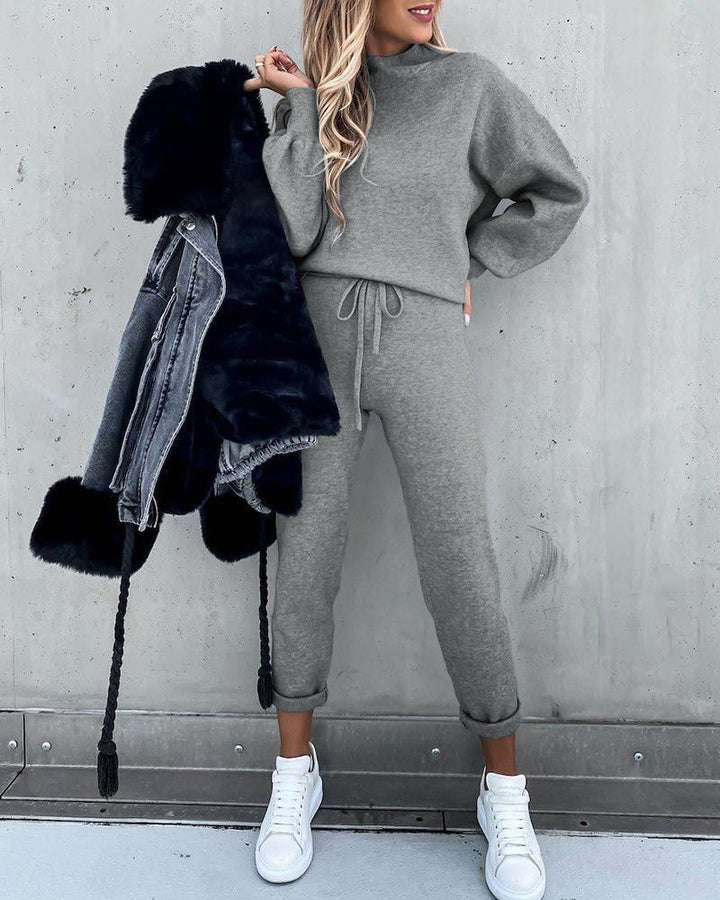 Levoire | Ensemble De Loungewear Premium Confortable Et Élégant Pour Femmes Gris