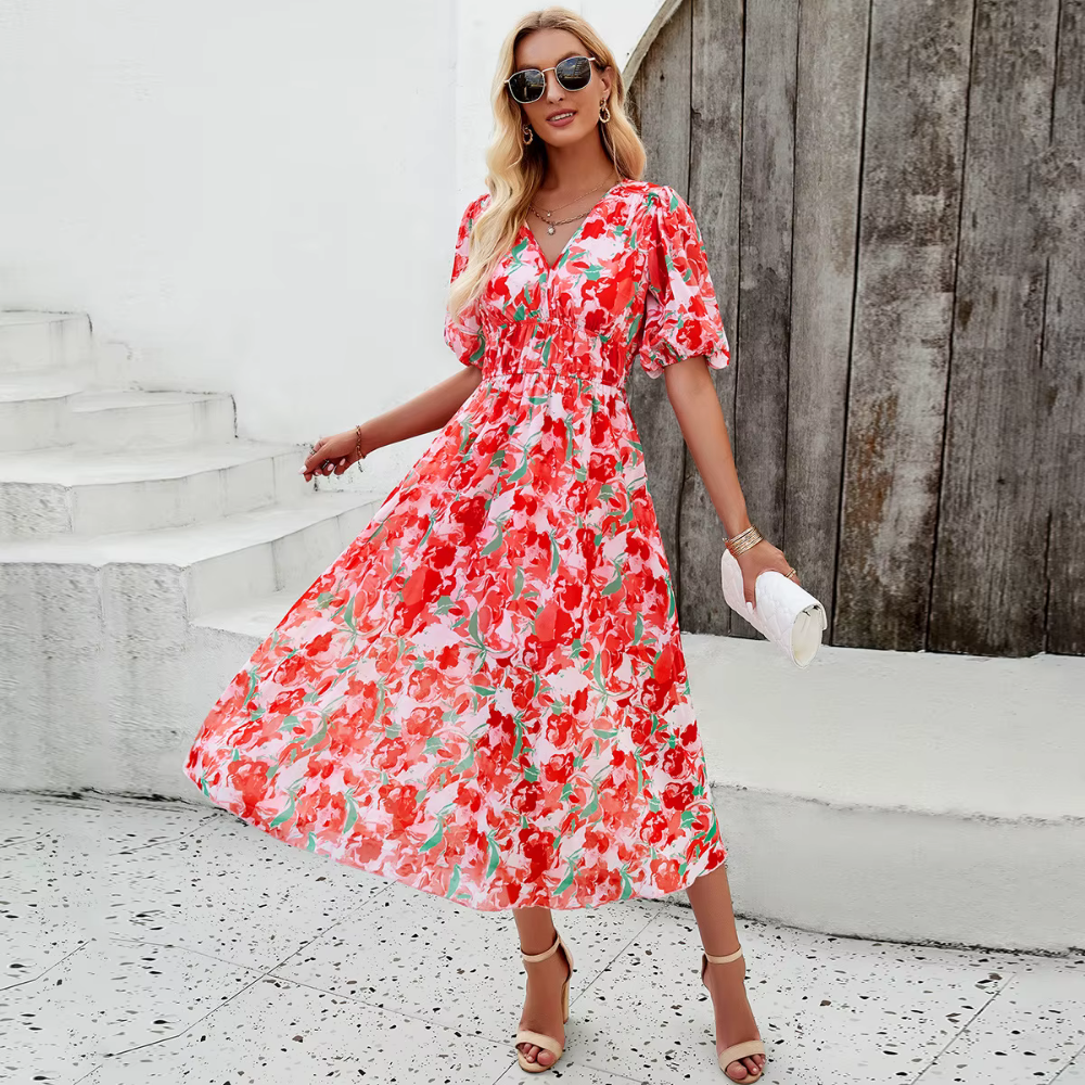 Levoire | Robe Fleurie Fluide Pour Un Look Estival Parfait Rot