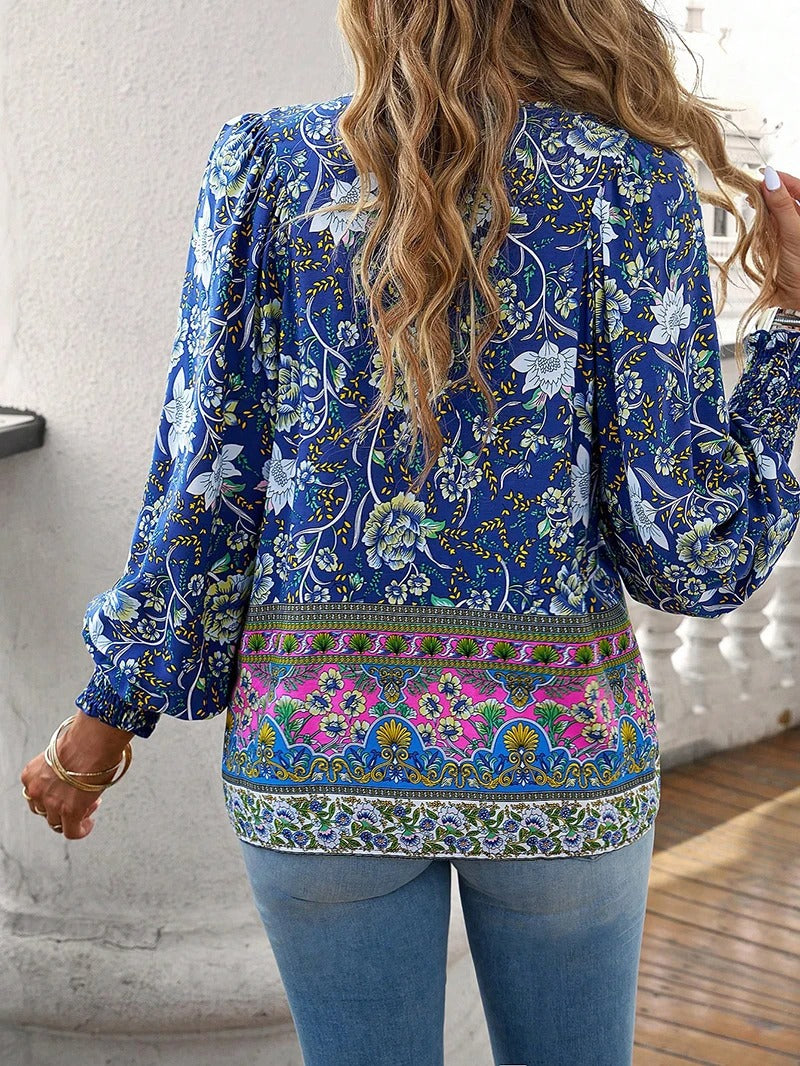 Levoire | Blouse Élégante Avec Fleurs