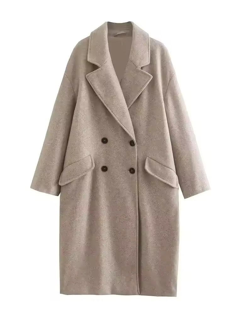 Levoire | Manteau Élégant Grande Taille Beige