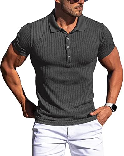 Levoire | Polo Élégant Pour Hommes Gris