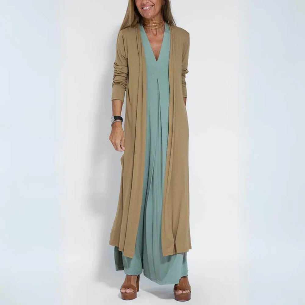 Levoire | Robe maxi minimaliste pour des soirées d'été détendues