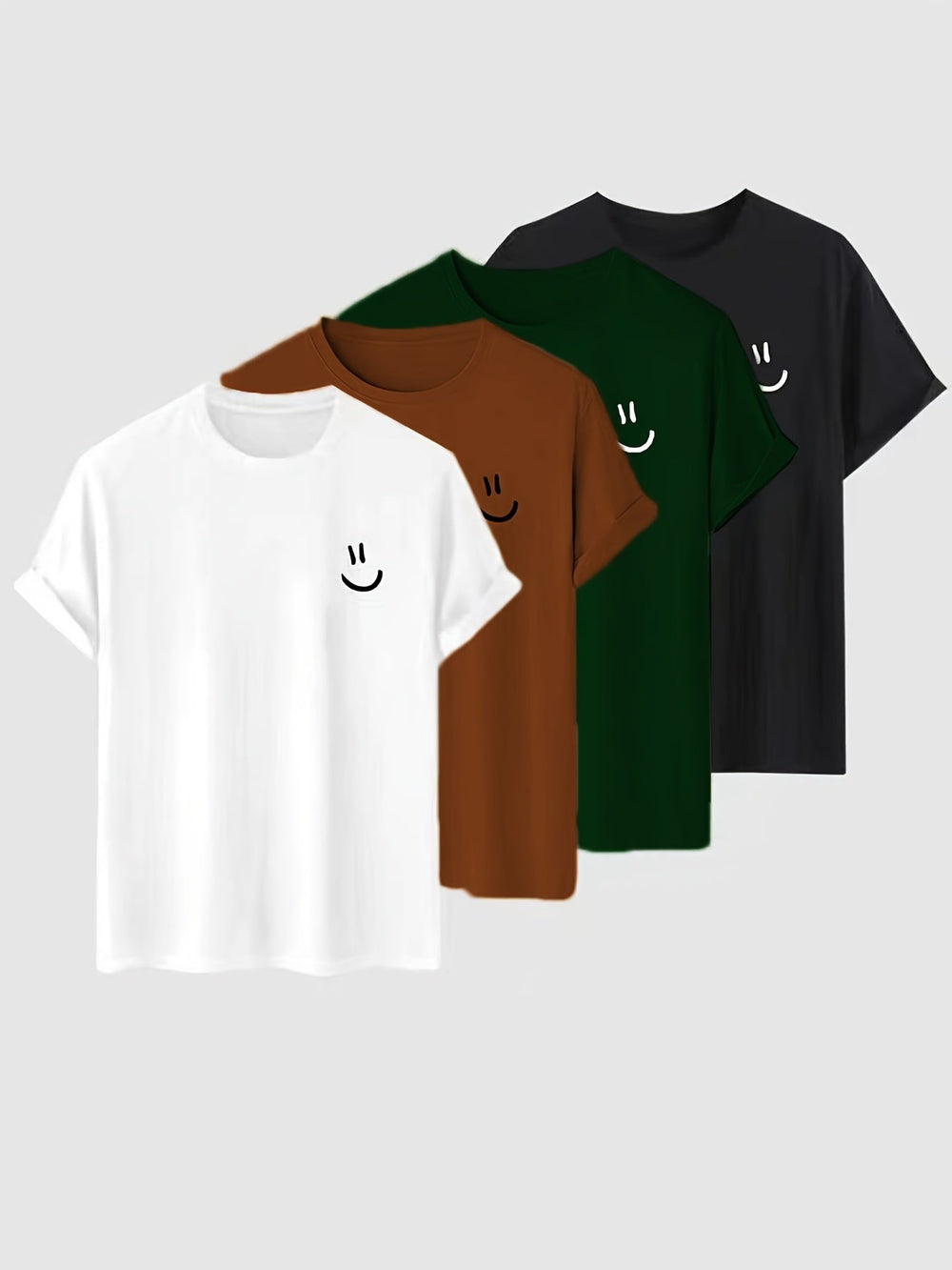 Levoire | Taille 4 T-Shirts Avec Impression Visages Rieurs