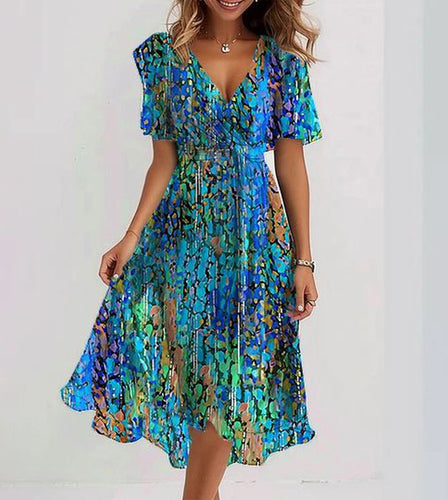 Levoire | Robe midi à manches courtes
