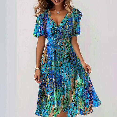 Levoire | Robe Midi Wrap Vivante Pour Femmes