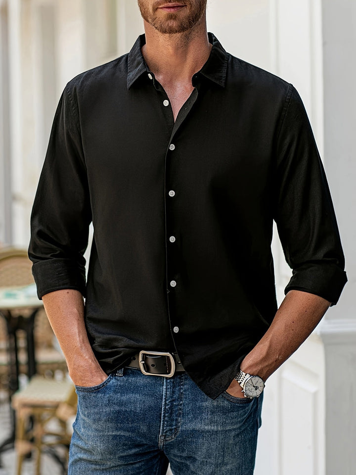 Levoire | Chemise Décontractée À Manches Longues Pour Styles Décontractés