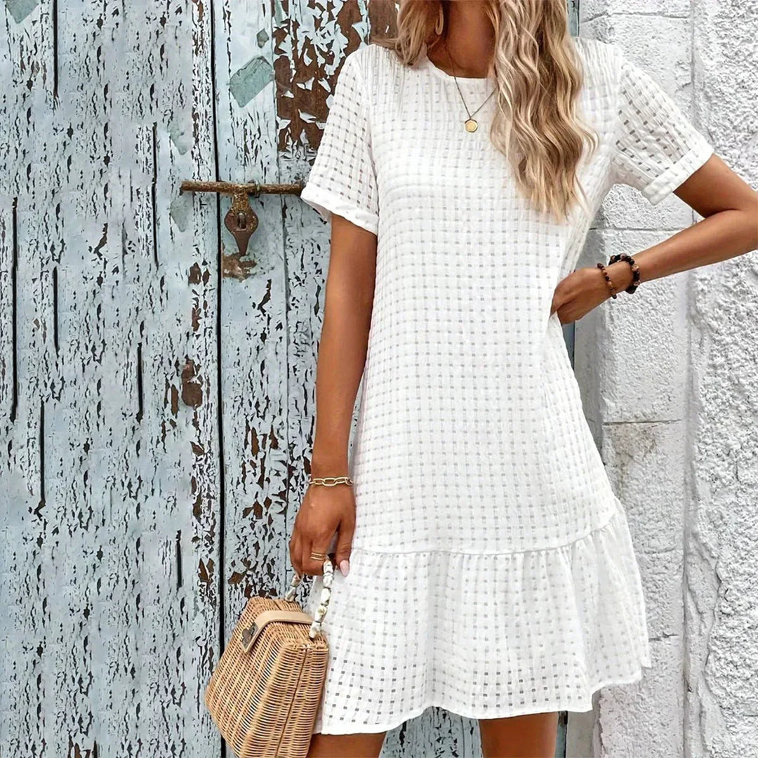 Levoire | Belle Robe Midi Avec Volants 2XL