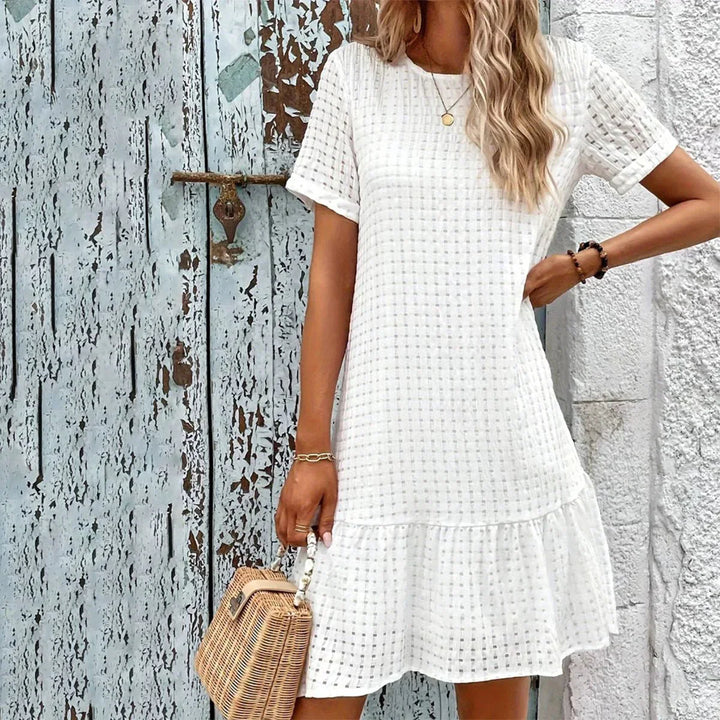 Levoire | Belle Robe Midi Avec Volants 2XL