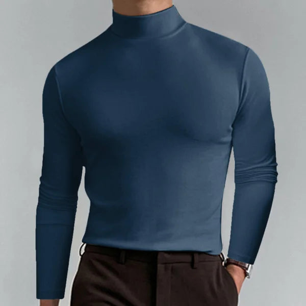 Levoire | T-Shirt Ajusté Taille Haute Et À Manches Longues Bleu