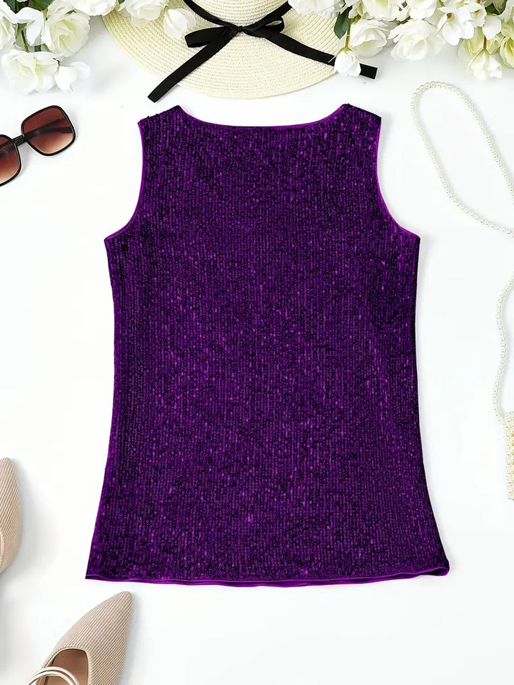 Levoire | Haut De Maillot Sans Manches Avec Des Paillettes