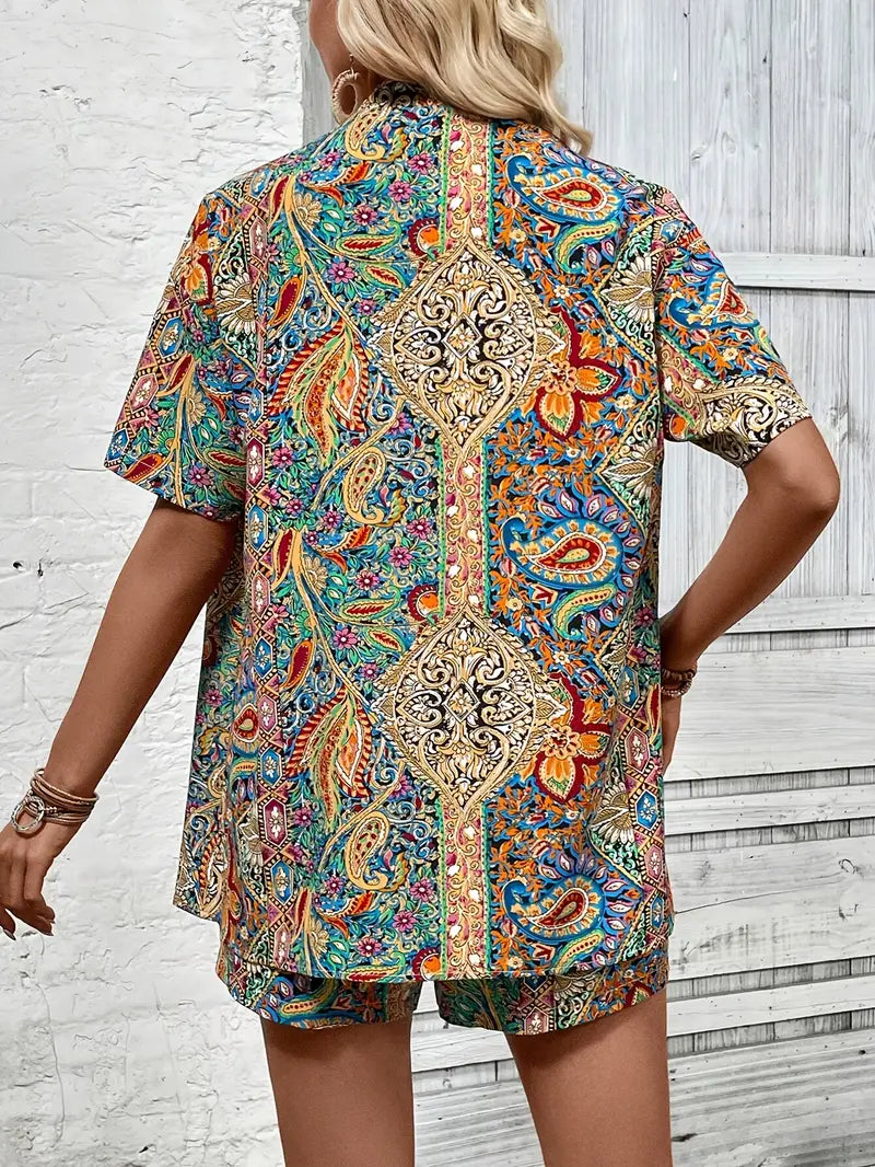 Levoire | Ensemble Deux Pièces Avec Motif Paisley