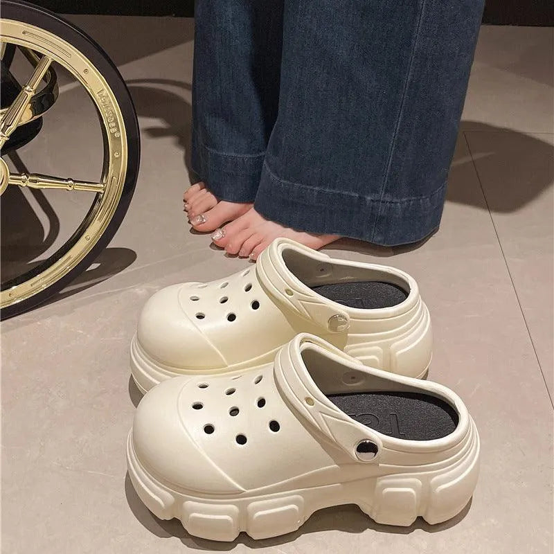 Levoire | Chaussons d'intérieur pour femmes Classiques Nu-pieds Beige