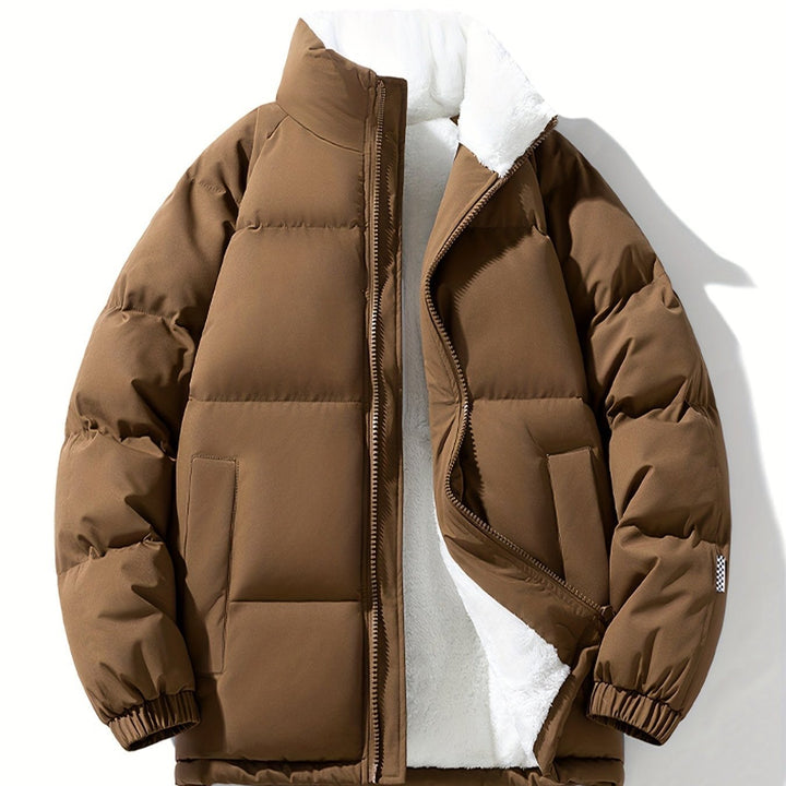 Levoire | Veste Polaire À Manches Longues Avec Fermeture Éclair, Manteau Bouffant Braun