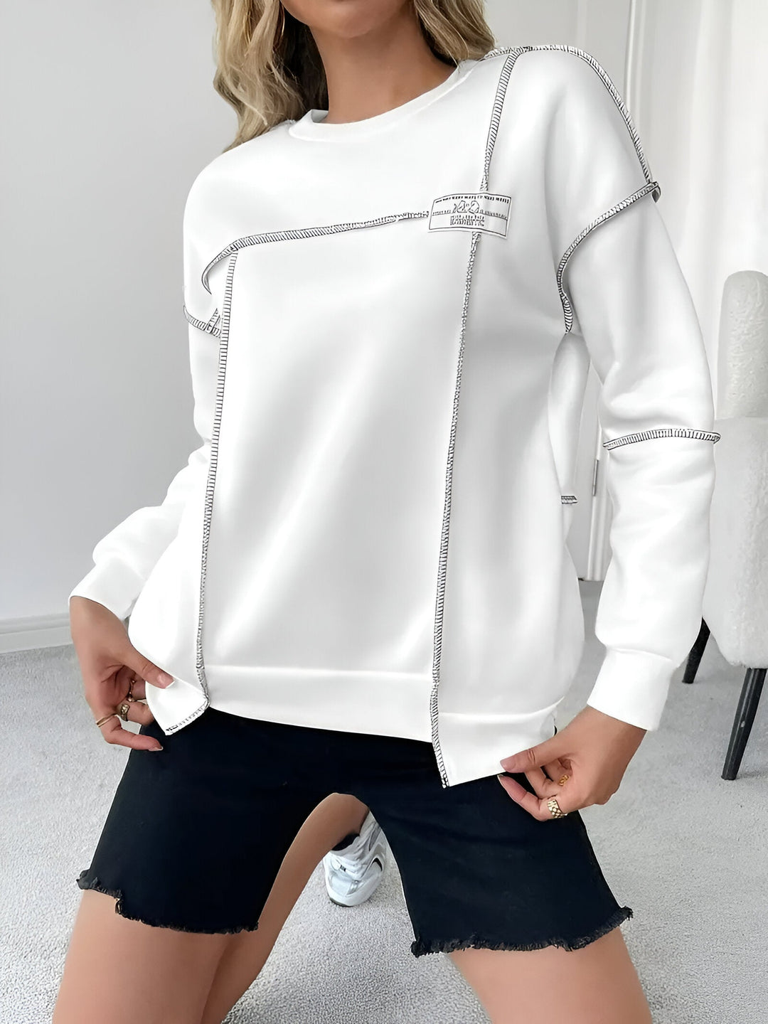 Levoire | Hoodie Ribbe Asymétrique