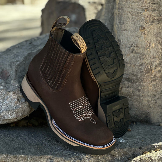 Levoire | Bottes De Cowboy Unisexes Braun