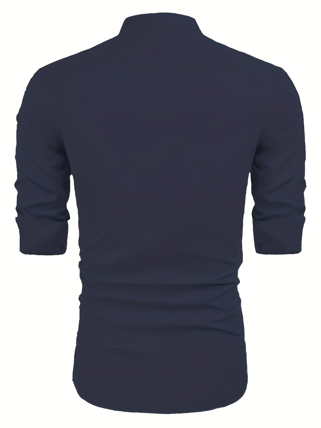 Levoire | T-Shirt Henley Homme Style Rétro À Manches Longues Uni