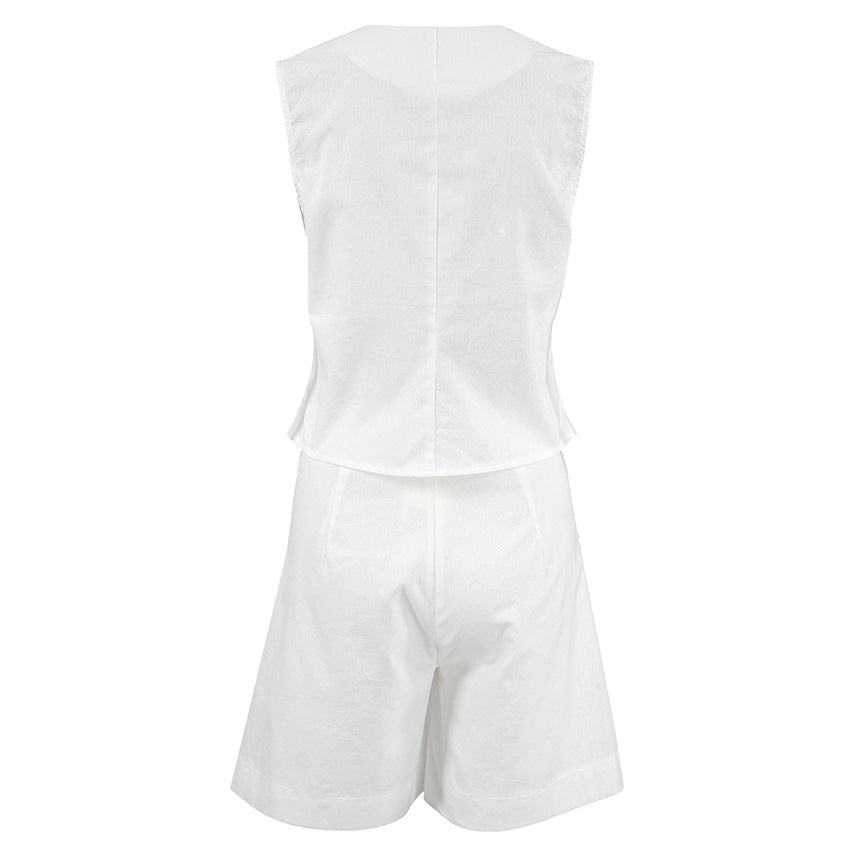 Levoire | Ensemble De Gilet Et Shorts Sur Mesure