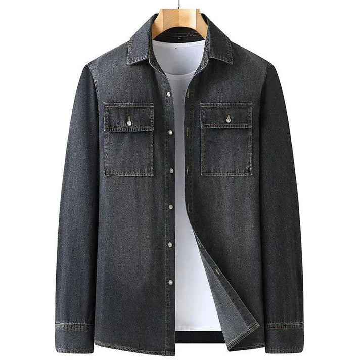 Levoire | En chemise en denim à manches longues