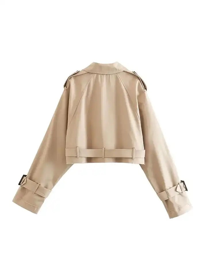 Levoire | Veste Trench Cropped Beige