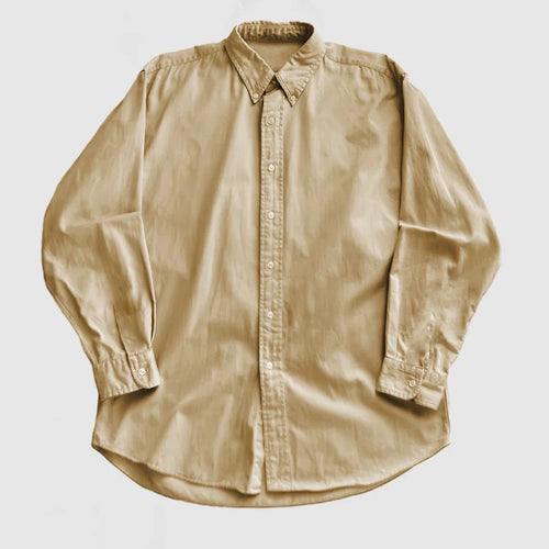 Levoire | Chemise Vintage Pour Hommes Avec Look Delave Et Manches Longues
