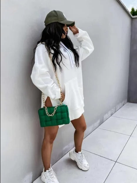 Levoire | Hoodie Pour Femmes En Grande Taille Blanc
