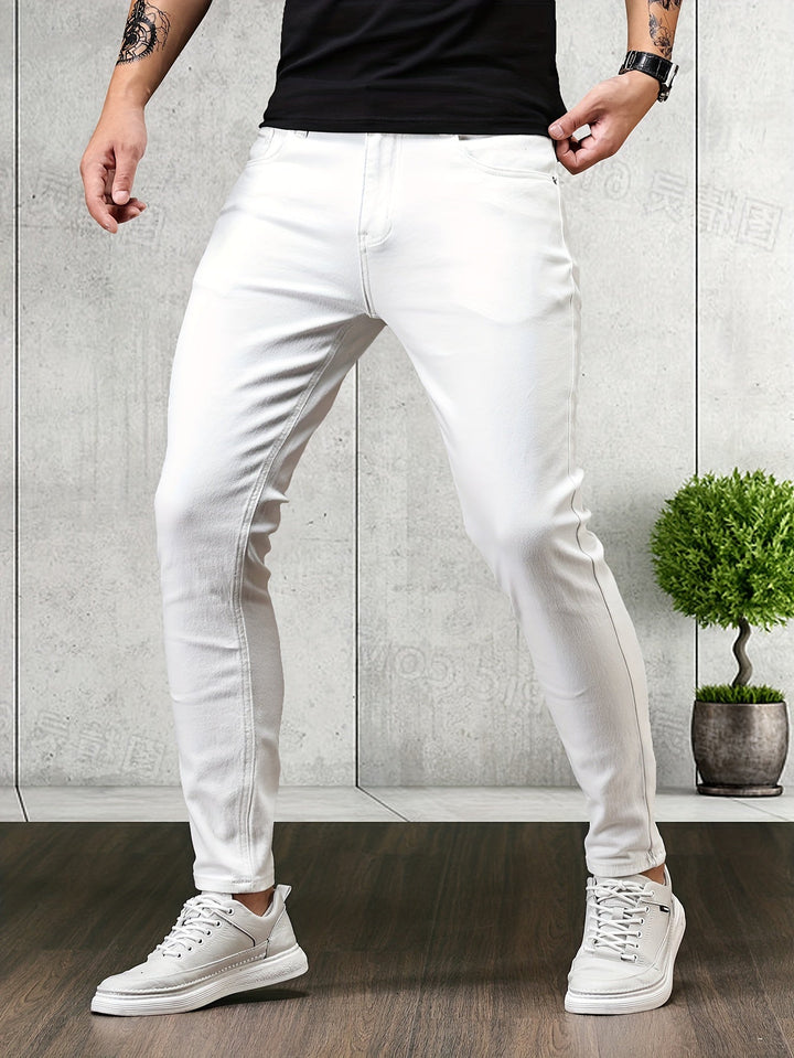 Levoire | Slim Fit Stretchdenim Jeans Beige