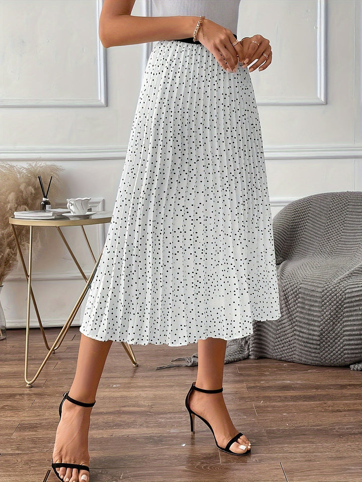 Levoire | Jupe Midi Tombante Avec Volants Et Taille Haute