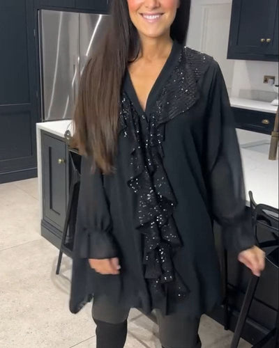 Levoire | Blouse Avec Volants Dans Une Coupe Élégante