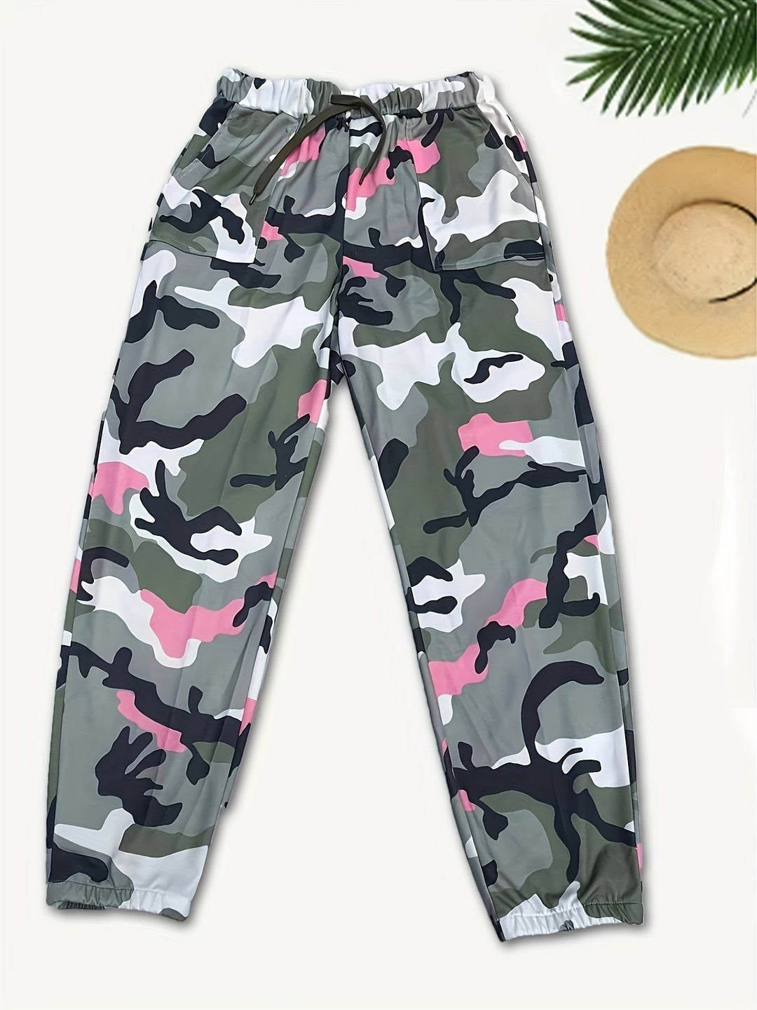 Levoire | Pantalons De Jogging Camo Pour Femmes Avec Poches