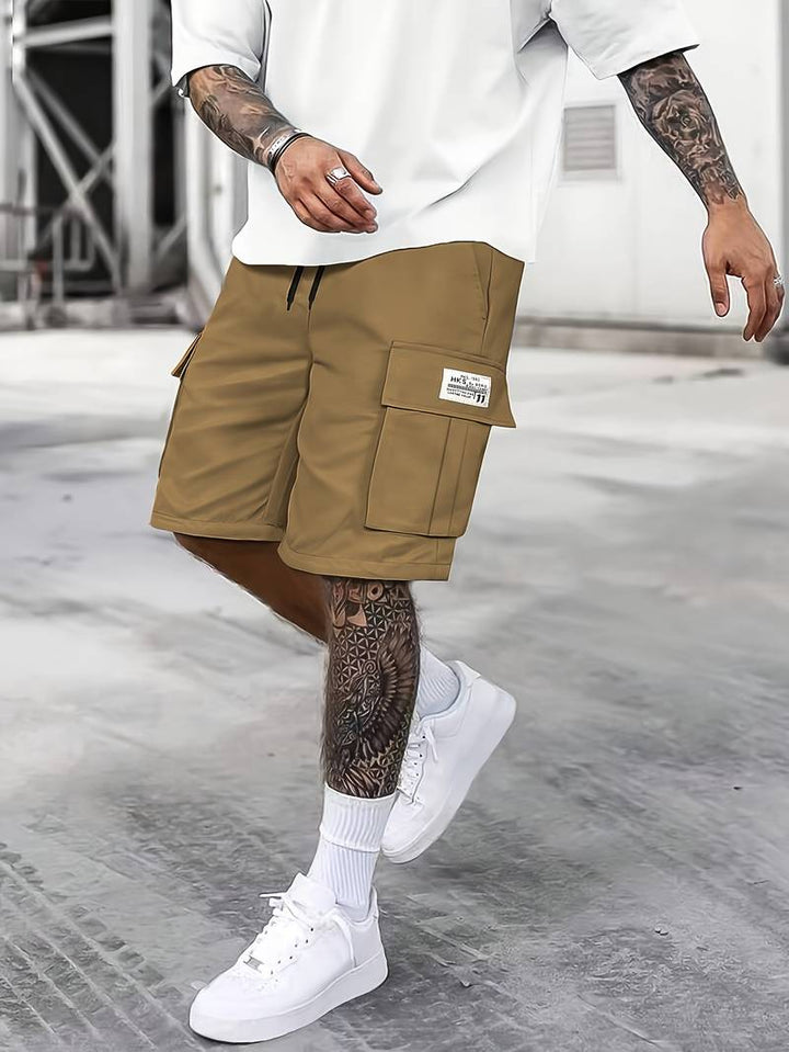 Levoire | Shorts Cargo Avec Cordon De Serrage Réglable Café