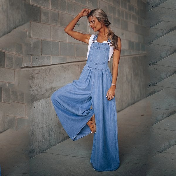 Levoire | Salopette En Denim Pour Femmes