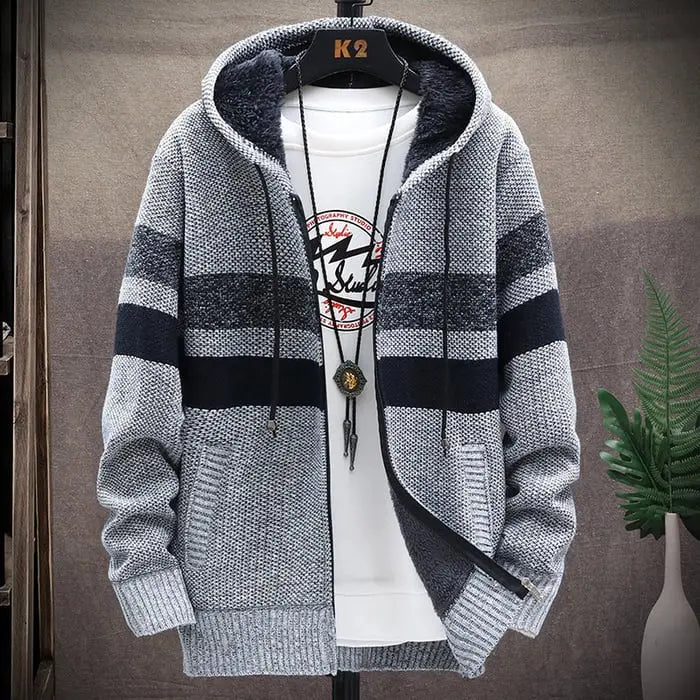 Levoire | Weinlese Look Sweat-Shirt Pour Hommes Gris clair