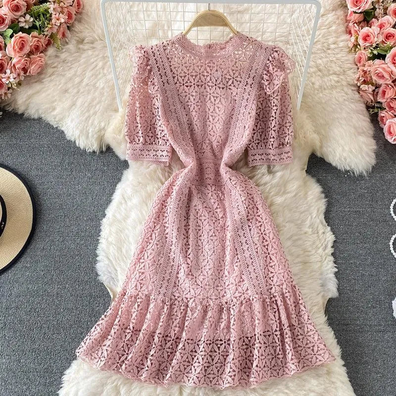 Levoire | robe courte avec col montant Rosa