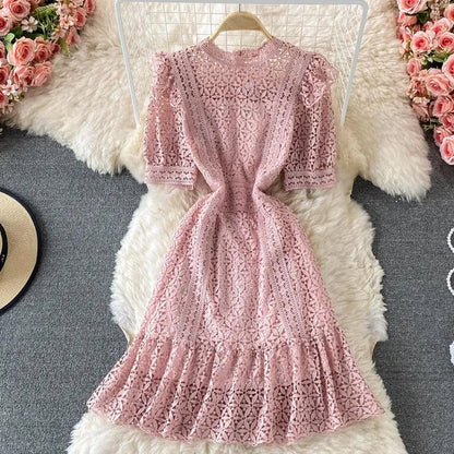 Levoire | robe courte avec col montant Rosa