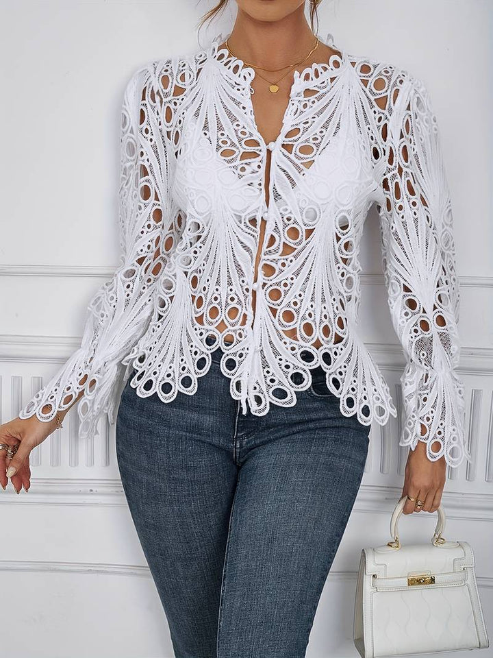Levoire | Blouse Asymétrique Avec Découpes