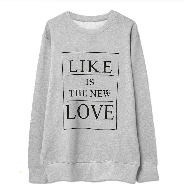 Sweat-shirt pour femmes avec lettrage créatif et coupe décontractée Levoire